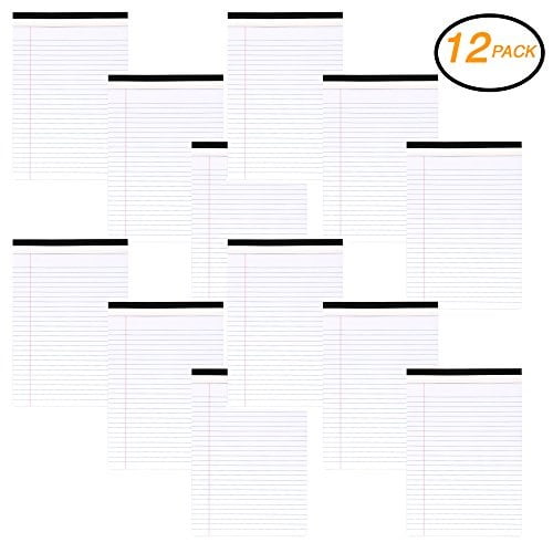 6-Pack 12/Pack 8.5 X 11.75 White Perforated Writing Pad BAZIC 50 Ct 6-Pack 12/Pack 8.5 X 11.75 White Perforated Writing Pad BAZIC 50 Ct